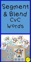 teachmagically snowmenbundle cvcwords segmenting