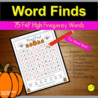 Word Finds to practice Sight Words Teach Magically