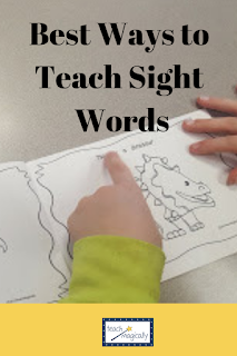 Teach Magically Blog Post about sight words