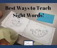Blog post about best way to teach sight words from Teach Magically