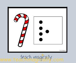 Christmas Dot Card Teach Magically