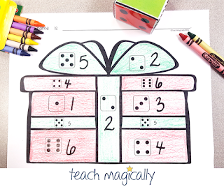 Teach Magically Subitizing Number Sense Gift Picture