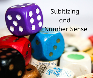 Teach Magically Subitizing and Number Sense Dice Picture