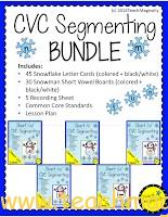 segmenting  and successive blending snowmen bundle from teachmagically