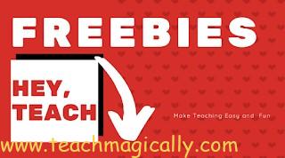 Free Resources with Hearts Teach Magically