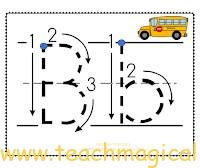 Teach Magically Helping Beginning Readers B Bus Picture