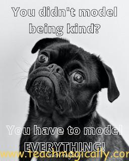 Be kind dog by teach magically