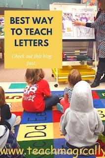 Best way to teach letters- teach magically