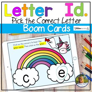 Letter Unicorn Boom Cards